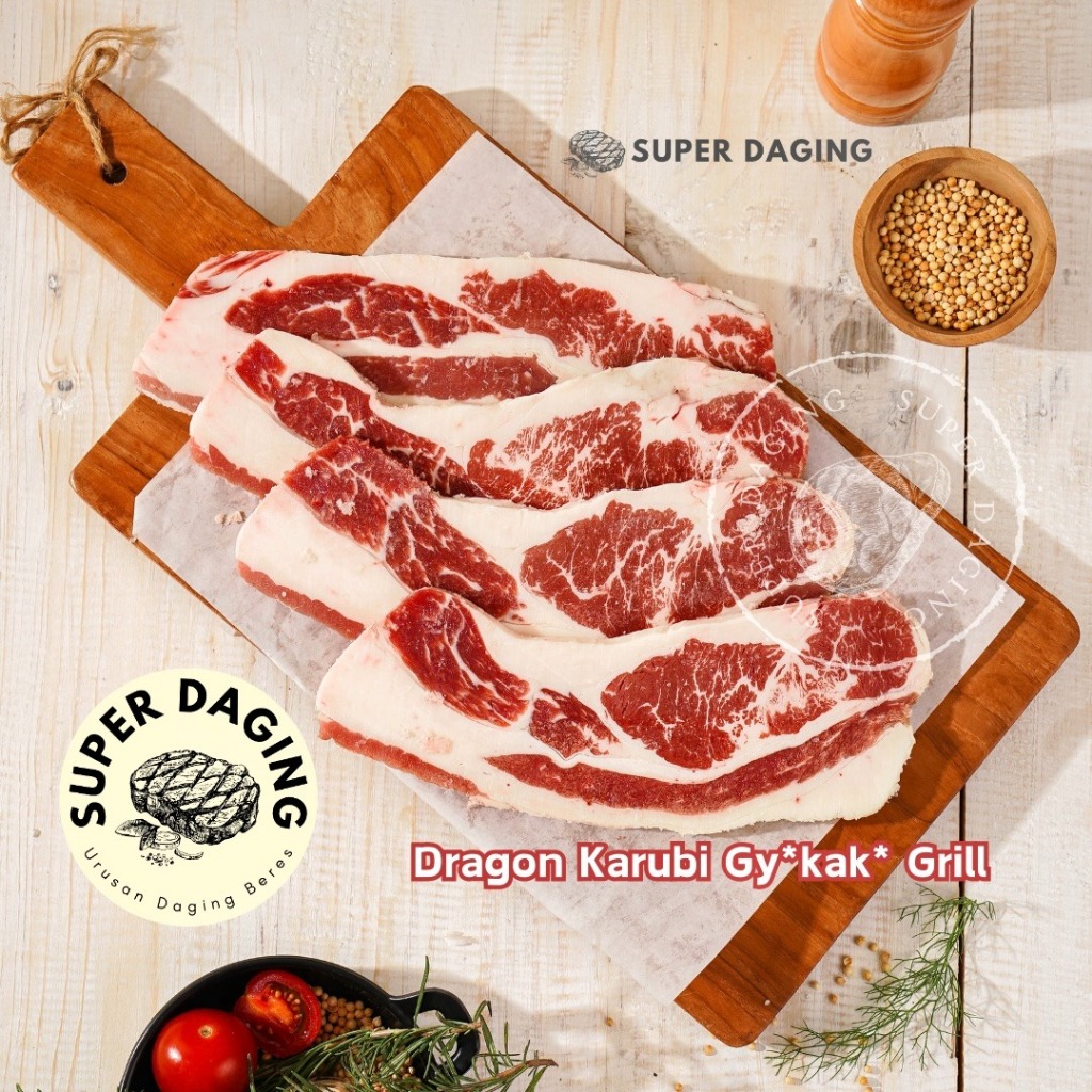 

Dragon Karubi US Beef Grill 1kg - Super Daging Tangerang