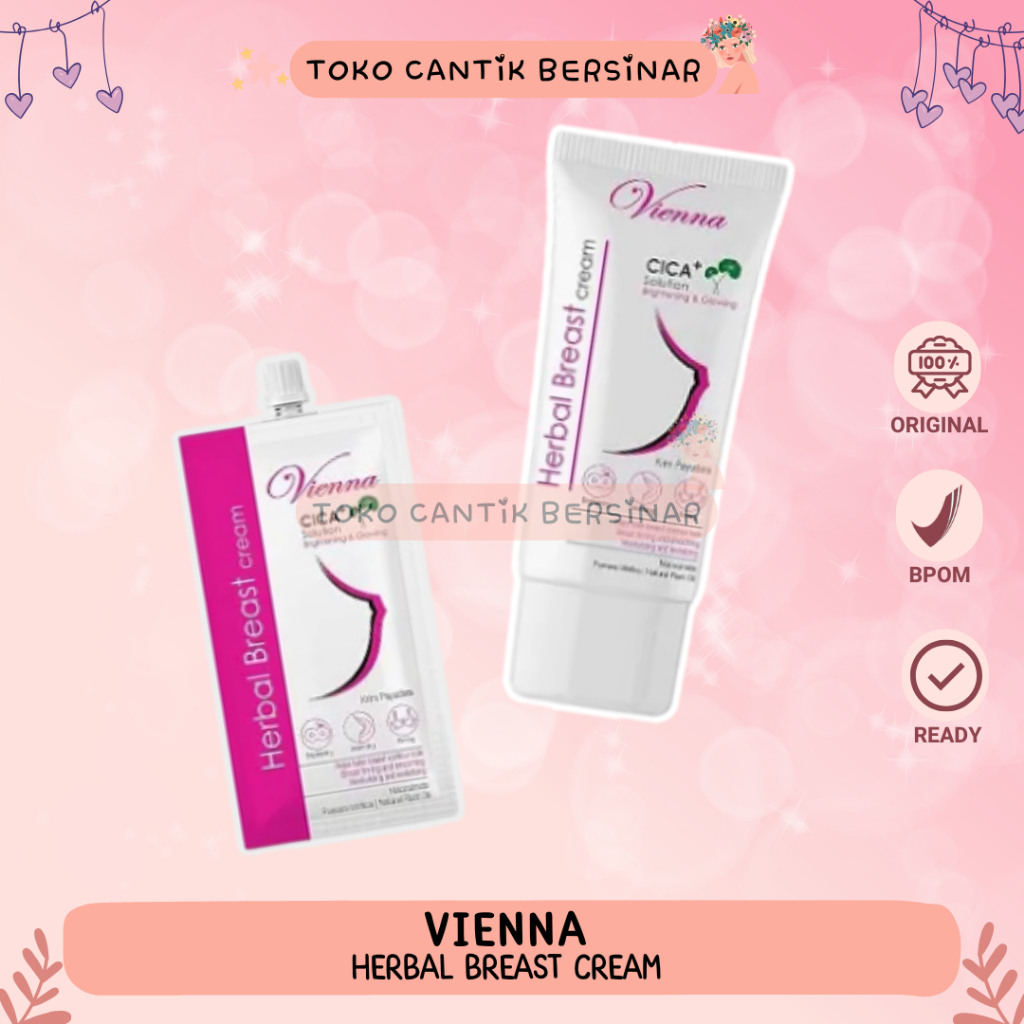 VIENNA HERBAL BREAST CREAM WITH PUERARIA MIRIFICA BPOM ORIGINAL 100%