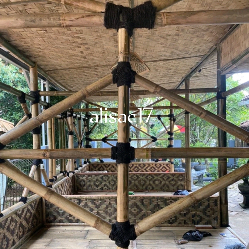 RB Tali Ijuk Hitam 120 Meter Tali Ijuk Gazebo Tali Ijuk Pengikat Bambu Tali Ijuk Anggrek Tali Ijuk