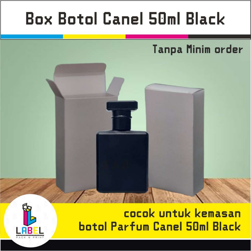 

Dus / Box Botol Canel 50ml Black - POLOS