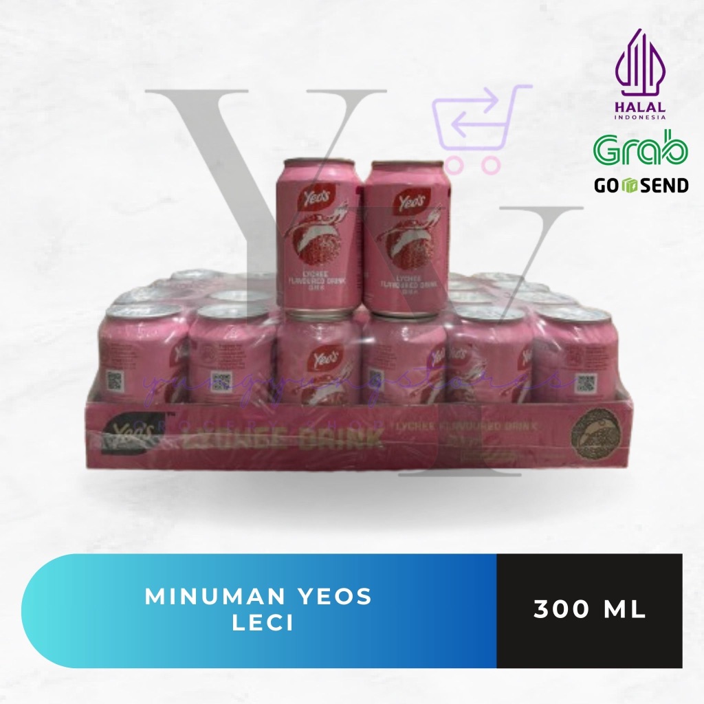 

[KALENG] 1 Dus Isi 24 Kaleng Yeos Leci / Lychee Drink 300 ml