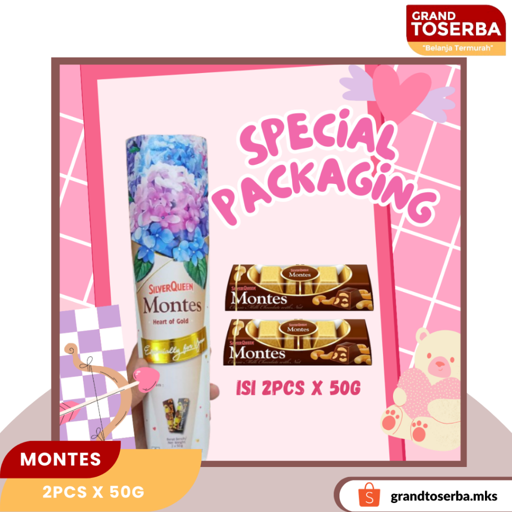 

Ready Stok Terbatas Silverqueen Montes edisi spesial coklat montes isi 2 x50gr