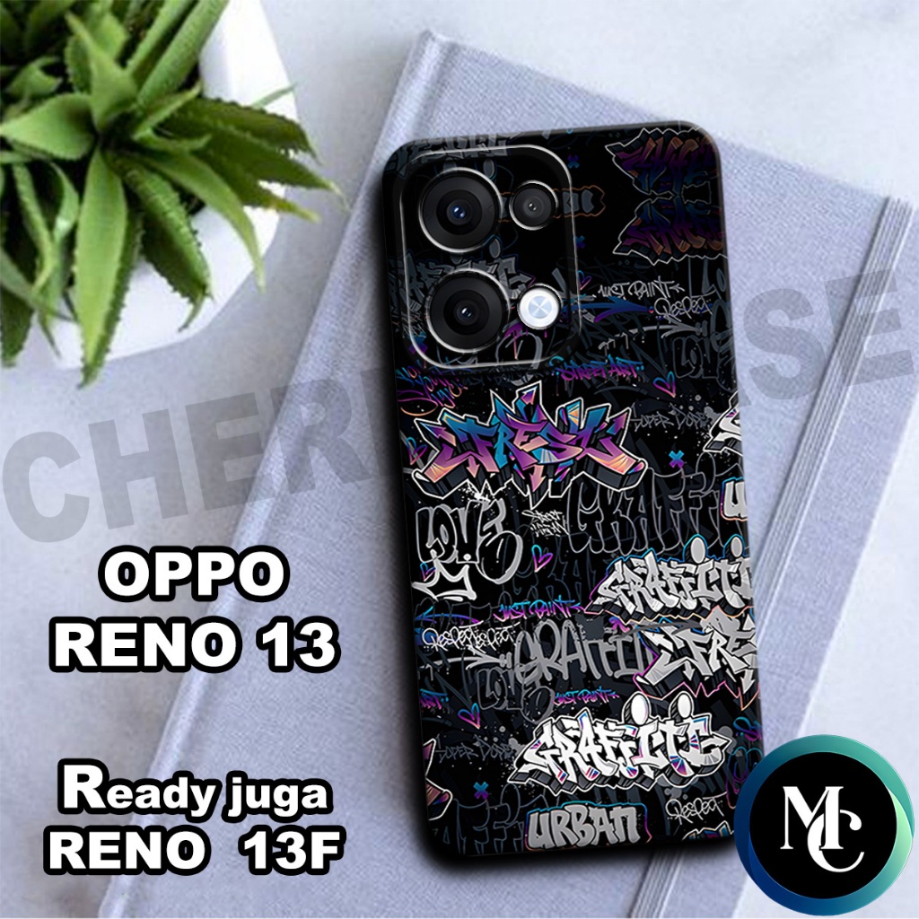 CC25/ Softcase karet lentur untuk OPPO RENO 13 DAN OPPO RENO 13F/Motif GRAFITY/case OPPO RENO 13/kes