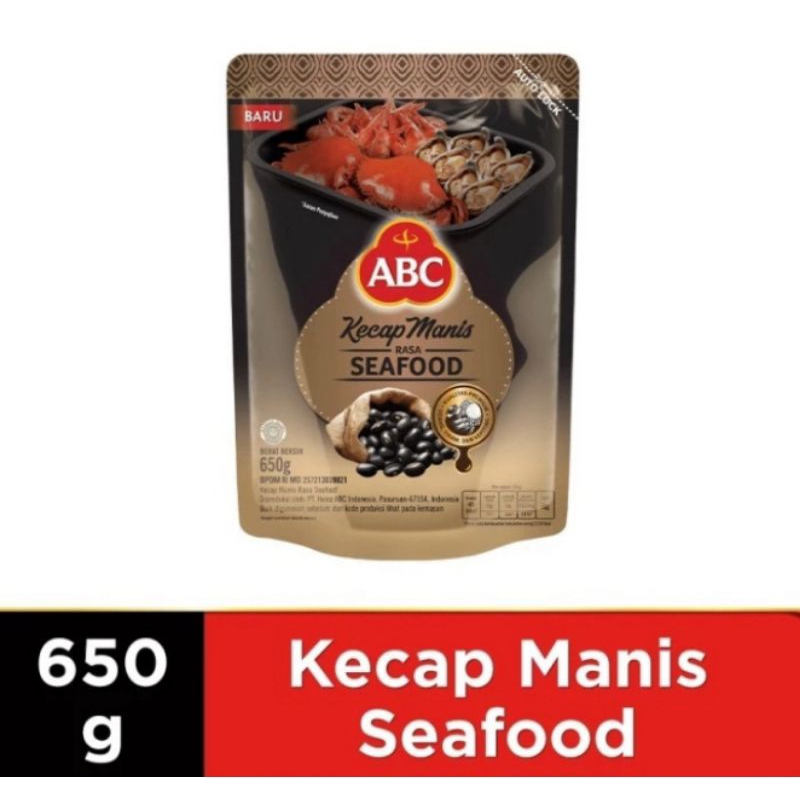 

ABC Kecap Manis Hitam Gurih Seafood 650g