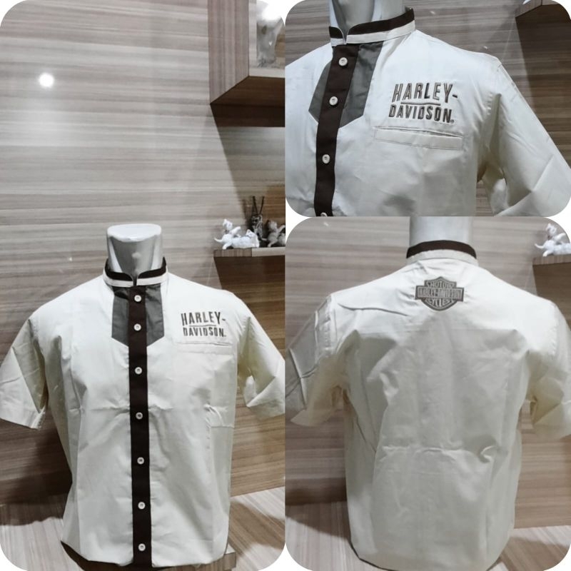 Kemeja koko Harley Davidson | Baju Koko Harley Davidson