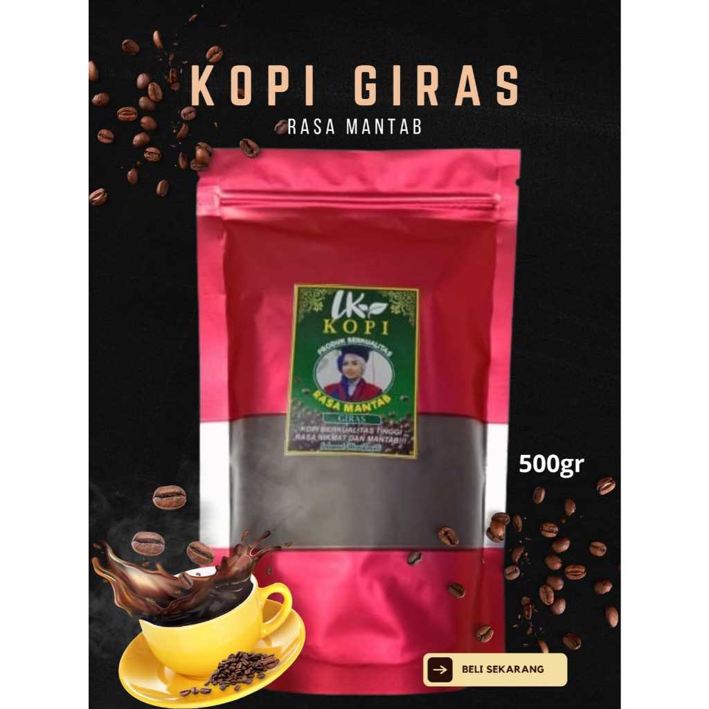 

KOPI BUBUK GIRAS 500GR RASA MANTAB