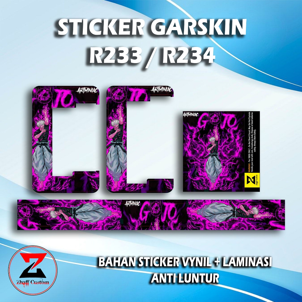 

ACCESORIES Sticker VYNIL Garskin R233/R234 FULL BODY Anti Luntur