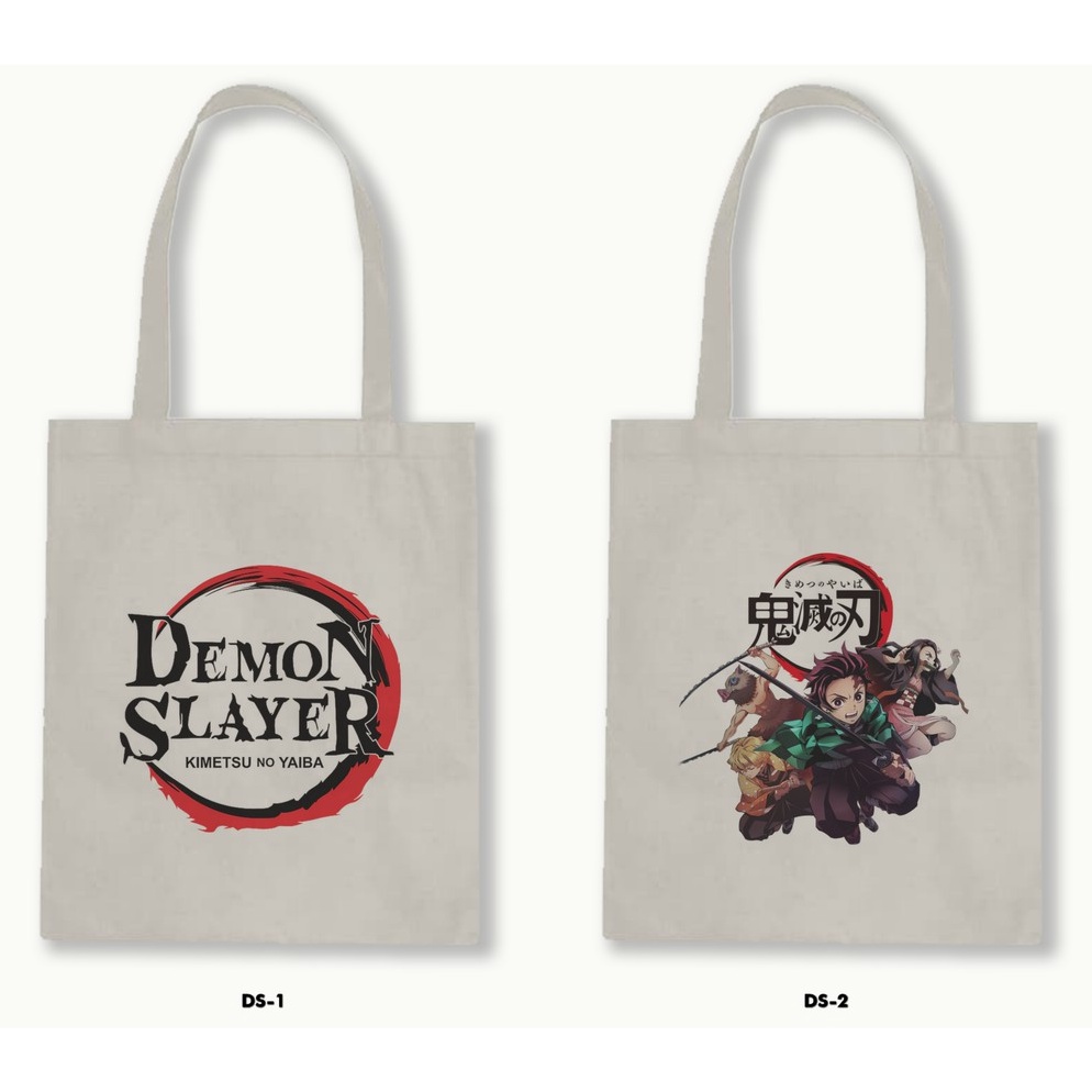Langsung Beliii TOTE BAG RESLETING  ANIME DEMON SLAYER