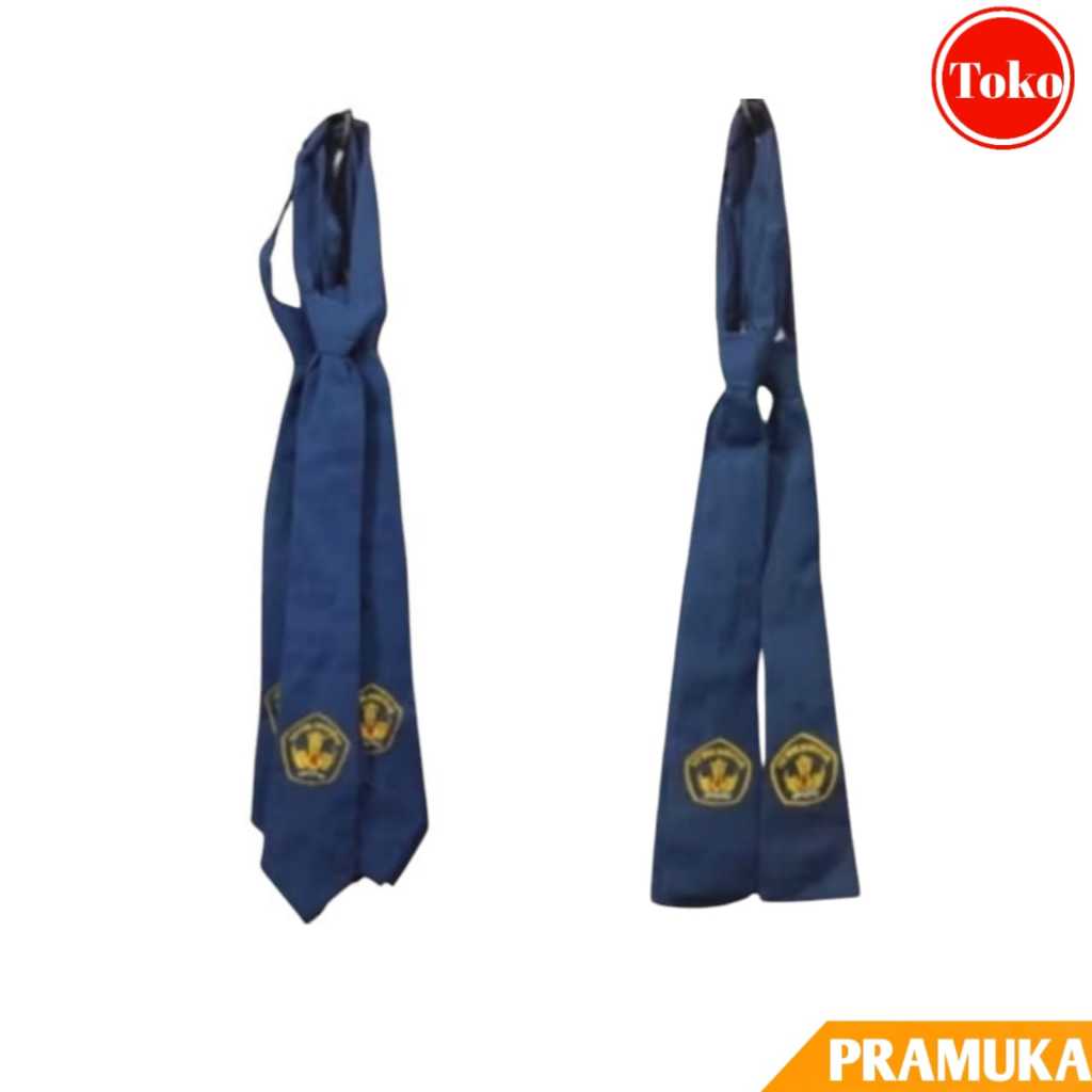 Dasi OSIS SMP Putra & Putri Logo Bordir / Dasi SMP Panjang Logo Bordir