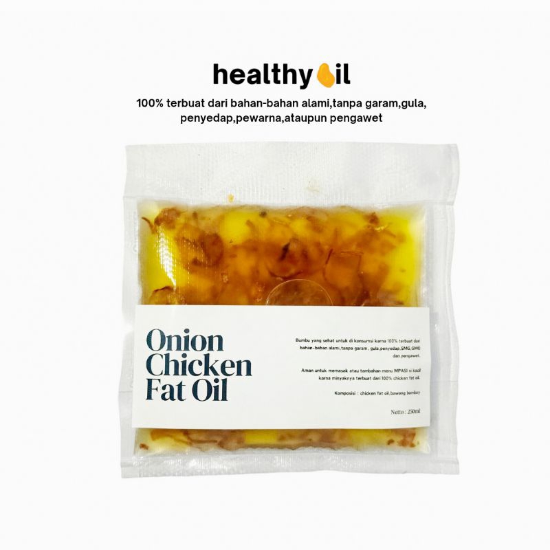 

[250ML] KEMASAN REVIL Minyak Lemak Ayam MPASI Bawang Bombay- Healthy Oil