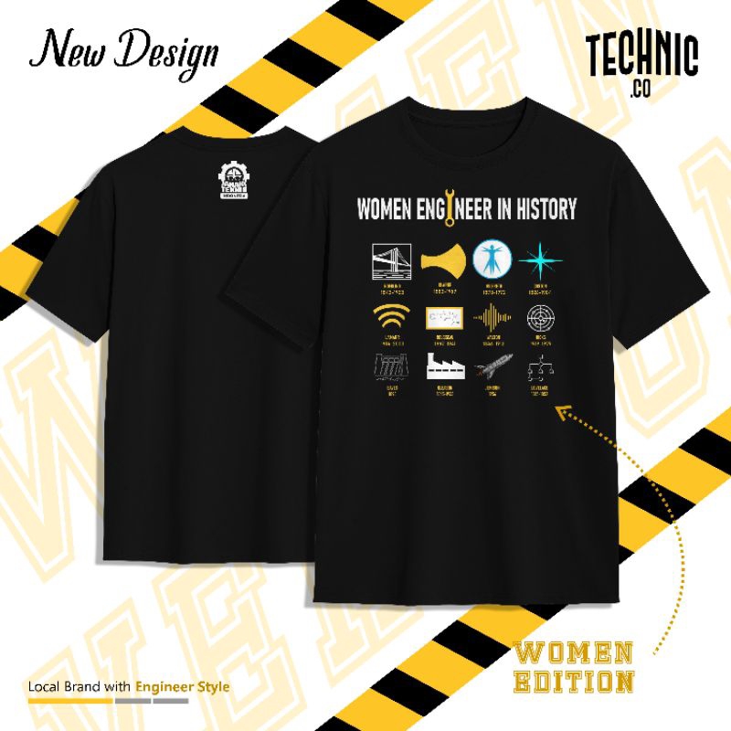 Technicco T-shirt Engineer Indonesia Series - WOMEN ENGINEER