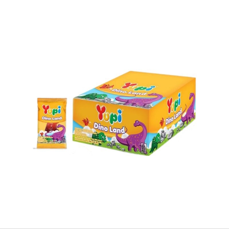 

Yupi Jelly Gummy Candy - Dino Land (1 box/24 pcs)