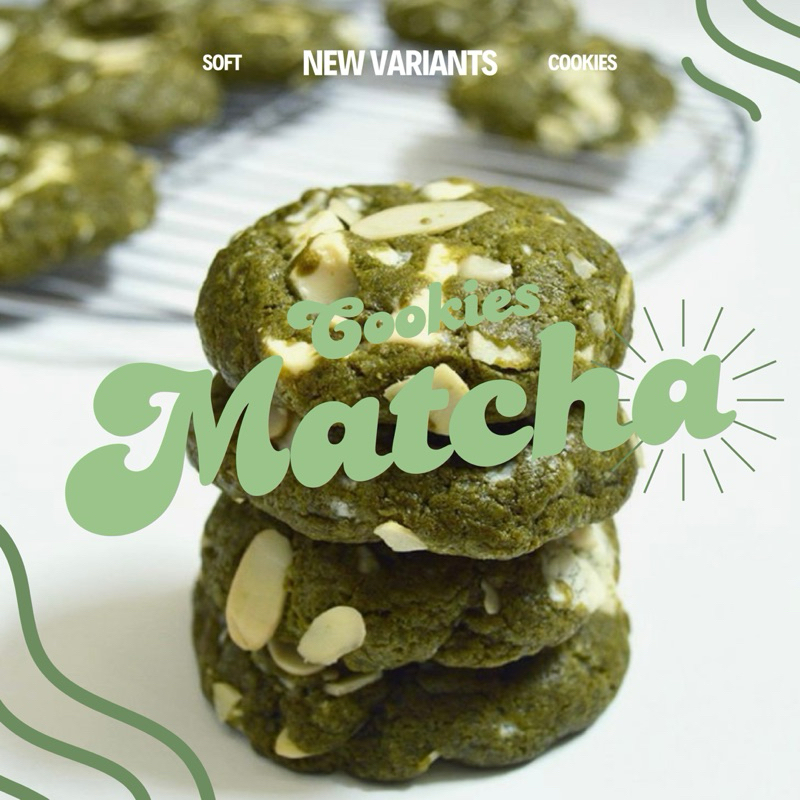 

Cookies Matcha | Soft Cookies | Cookies by moodybakery