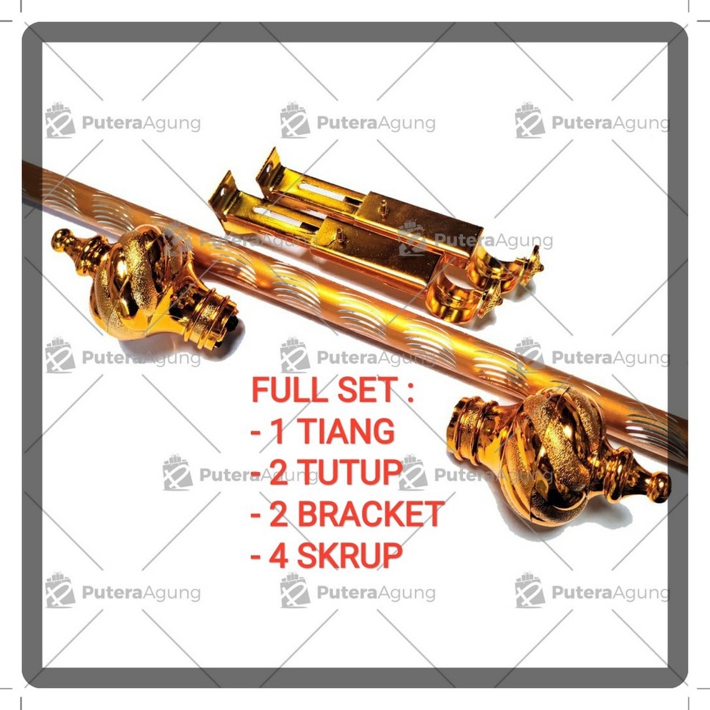 Lihat Disini BESI BATANG GORDEN FULL SET  TIANG GORDEN  REL TIANG HORDENG  GAGANG ROLLET GORDEN MURA