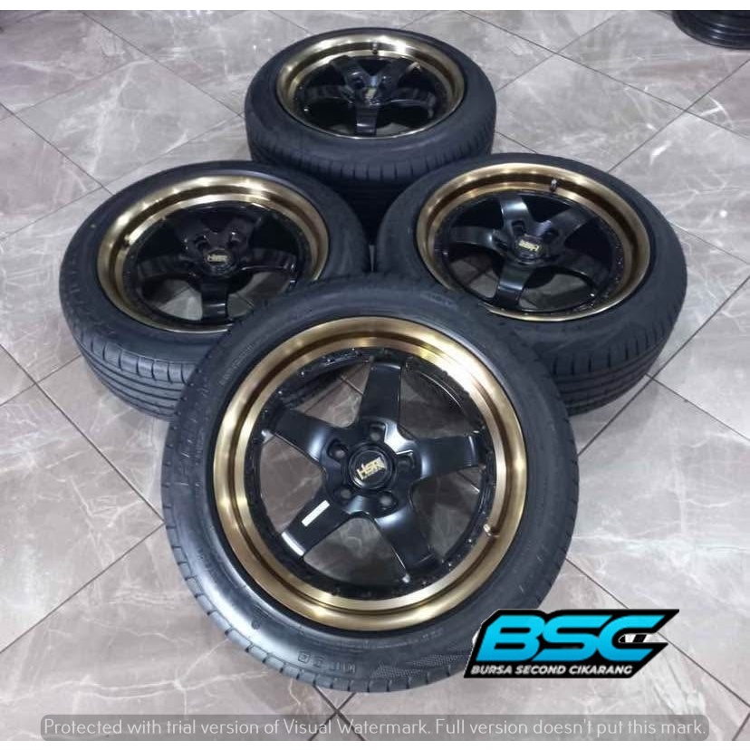 Velg Racing Celong Second R18 HSR Bob Pcd 5x114 Plus Ban Ring 18 Buat Innova Zenix Xtrail Xpander CR