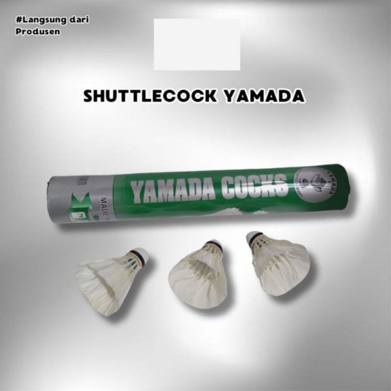 ( ISI 12 PCS ) KOK BADMINTON/BULUTANGKIS SHUTTLECOCK/KOK YAMADA HIJAU