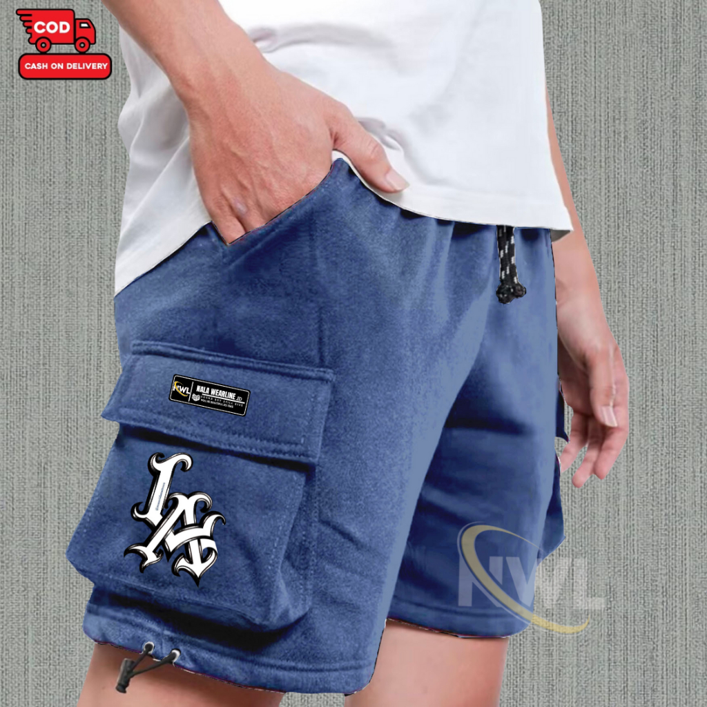 New Celana Cargo Pendek Pria Santai Stone Island Bahan Katun Fleece Adem Dan Lembut Terlaris Kota Ba