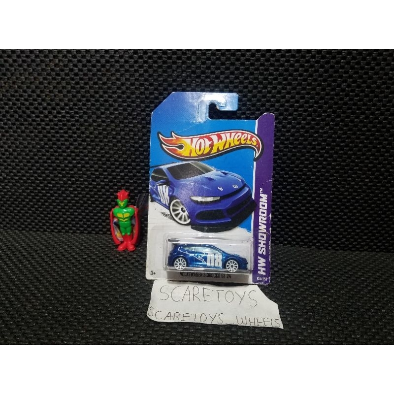 Hot wheels Volkswagen VW Scirocco GT 24 Blue Biru