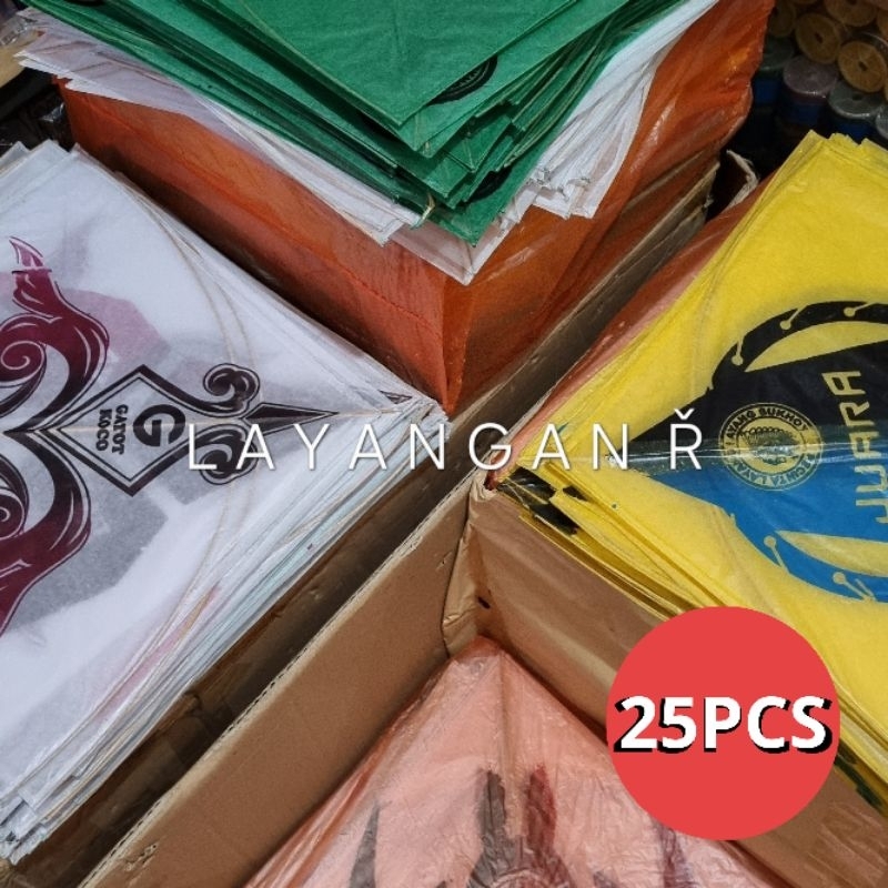 Layangan SUKHOI SAYUR Kertas Minyak Asli Pasuruan Isi 25 Pcs