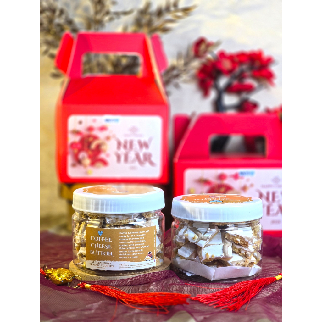 

Coffee Cheese Button Gluten Free Premium Kue Kering Classic Cookies