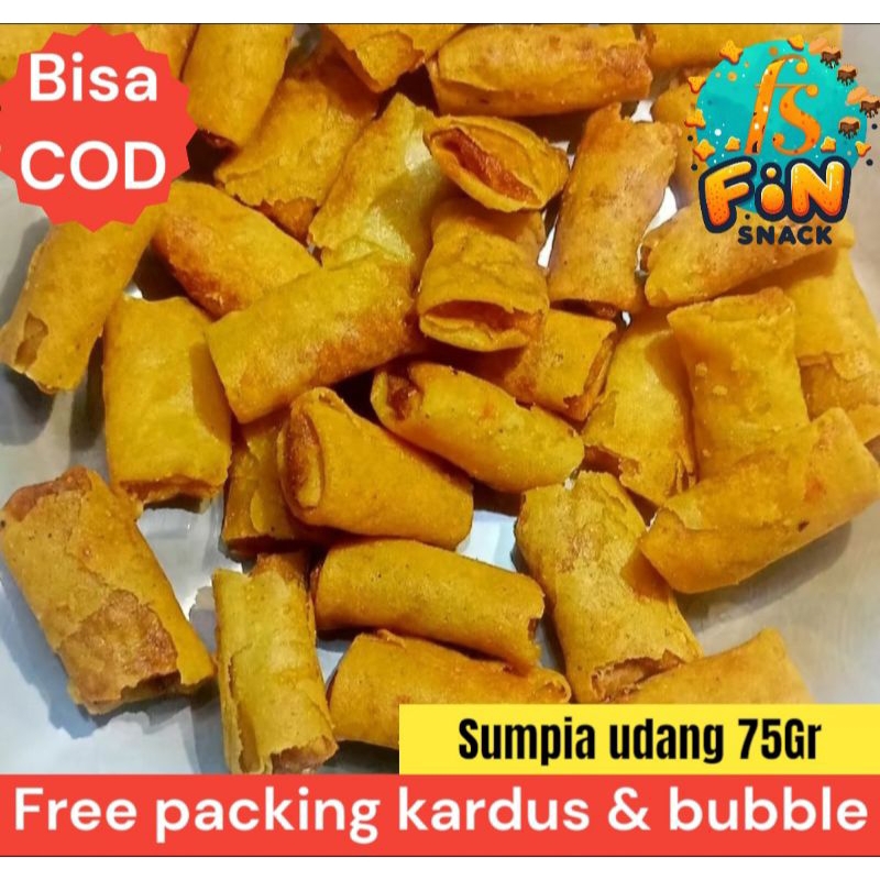 

Sumpia Udang Makanan Ringan Snack Kiloan Cemilan Jajanan Kue Kering 75 Gram