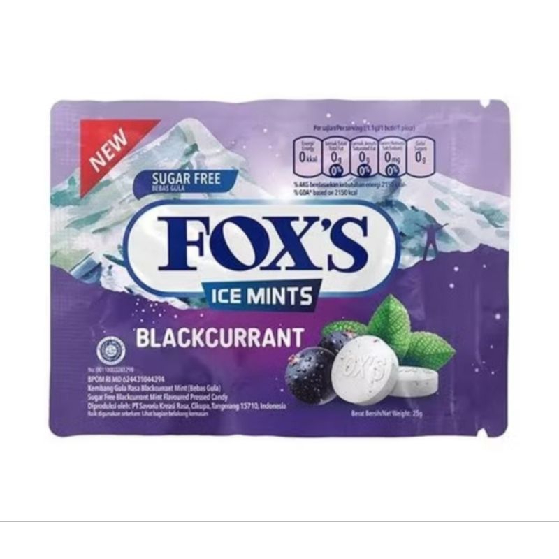 

permen foxs himalayan salt/ foxs ice mint blaccurrant