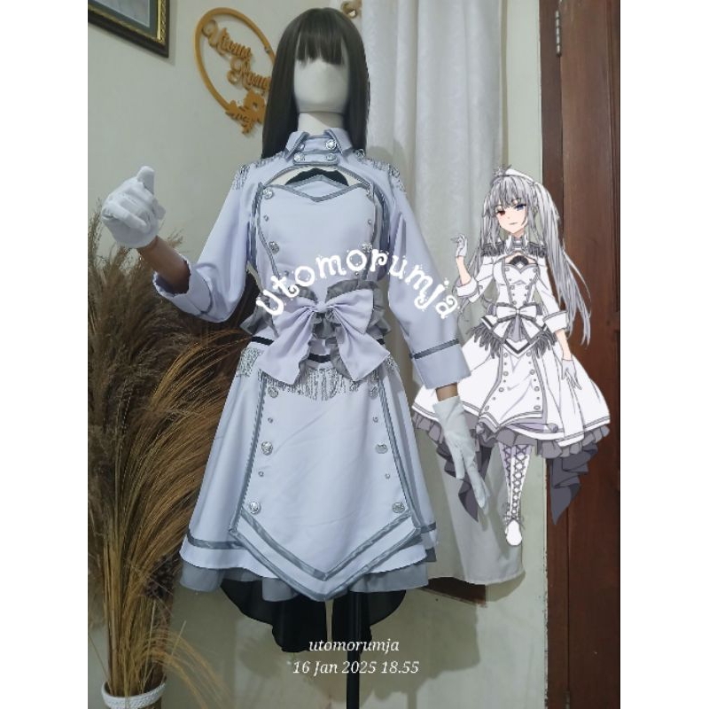 utomorumja kostum cosplay kurumi tokisaki