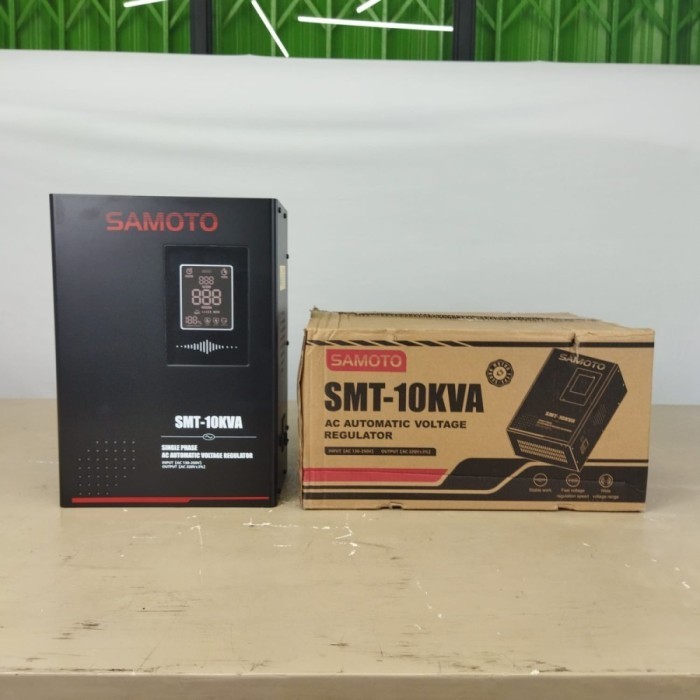 SAMOTO Stabilizer 10000VA Stavolt Single Phase Stavolt SMT10000VA Stabiliser AC Automatic Regulator