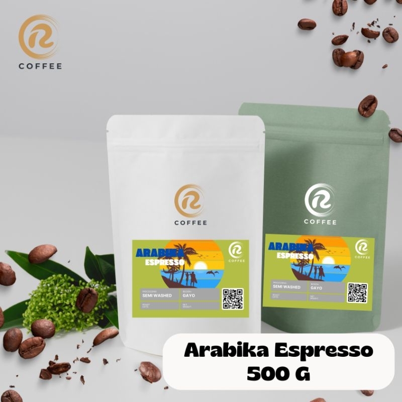 

Kopi Arabika Gayo Espresso 500 Gram, Roasted Bean/Bubuk Kopi