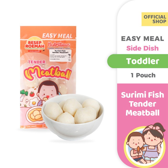 

Resep Roemah Surimi Fish Tender Meatball / Bakso Ikan Surimi / Toddler