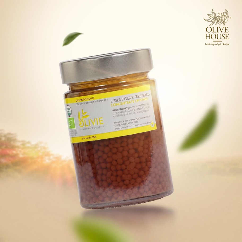 

Olive House Pearl Ekstrak Pohon Zaitun - Olivie Power Up (100g)