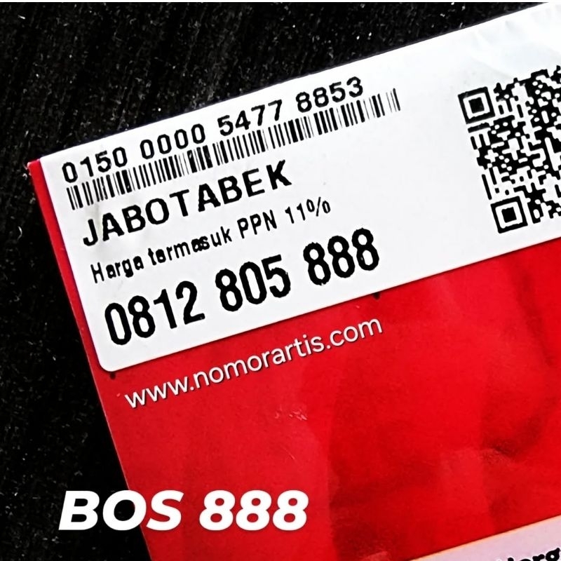 Nomor Cantik BOS 888