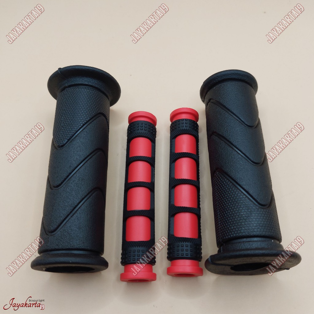 PROMO handfat handgrip honda set karet handle jari rem motor kiri kanan sepasang universal semua mot