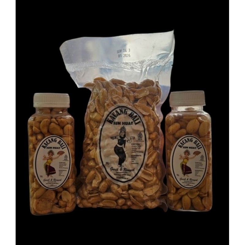 

Kacang Bali Sun Huat Kacang Kapri Bali Asli Bali Tari Bali Spesial Manis Gurih P-IRT Halal