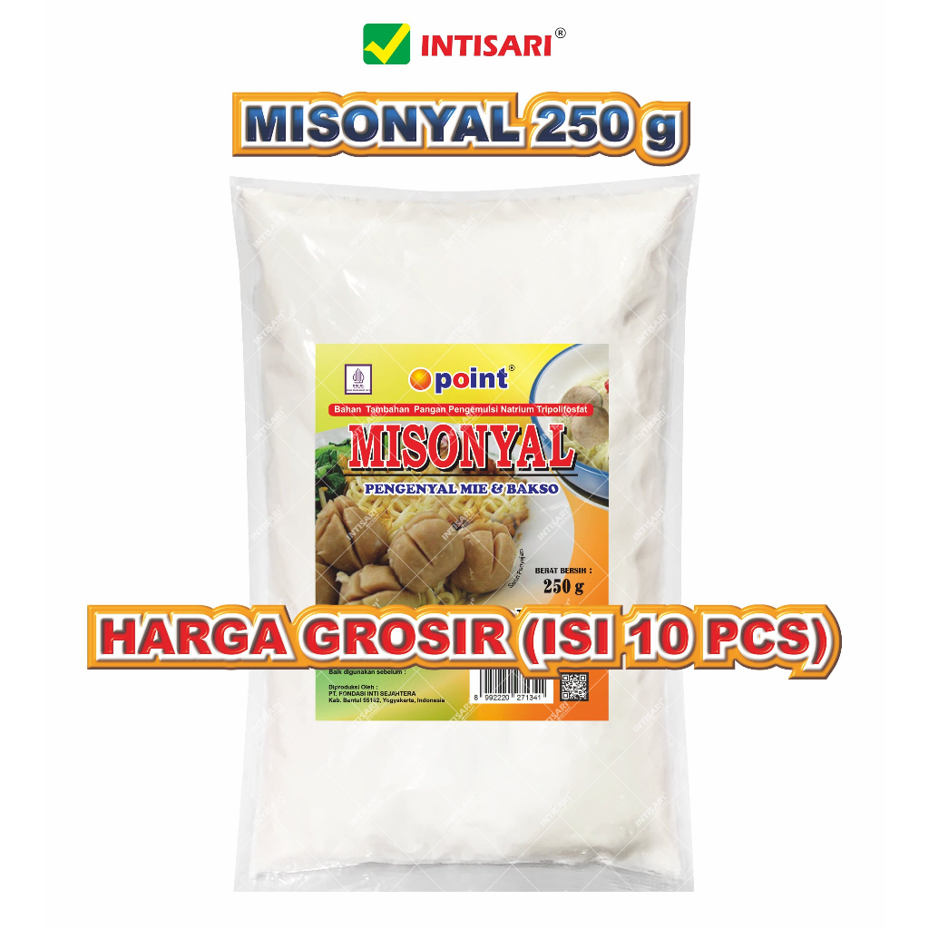 

[GROSIR ISI 10 PCS] MISONYAL (PENGENYAL MIE & BAKSO) 250 G