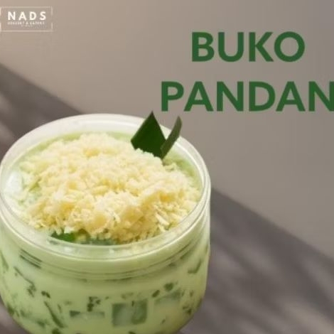 

Buko Pandan Creamy dessert Premium Coconut pandan Sago 400 ml