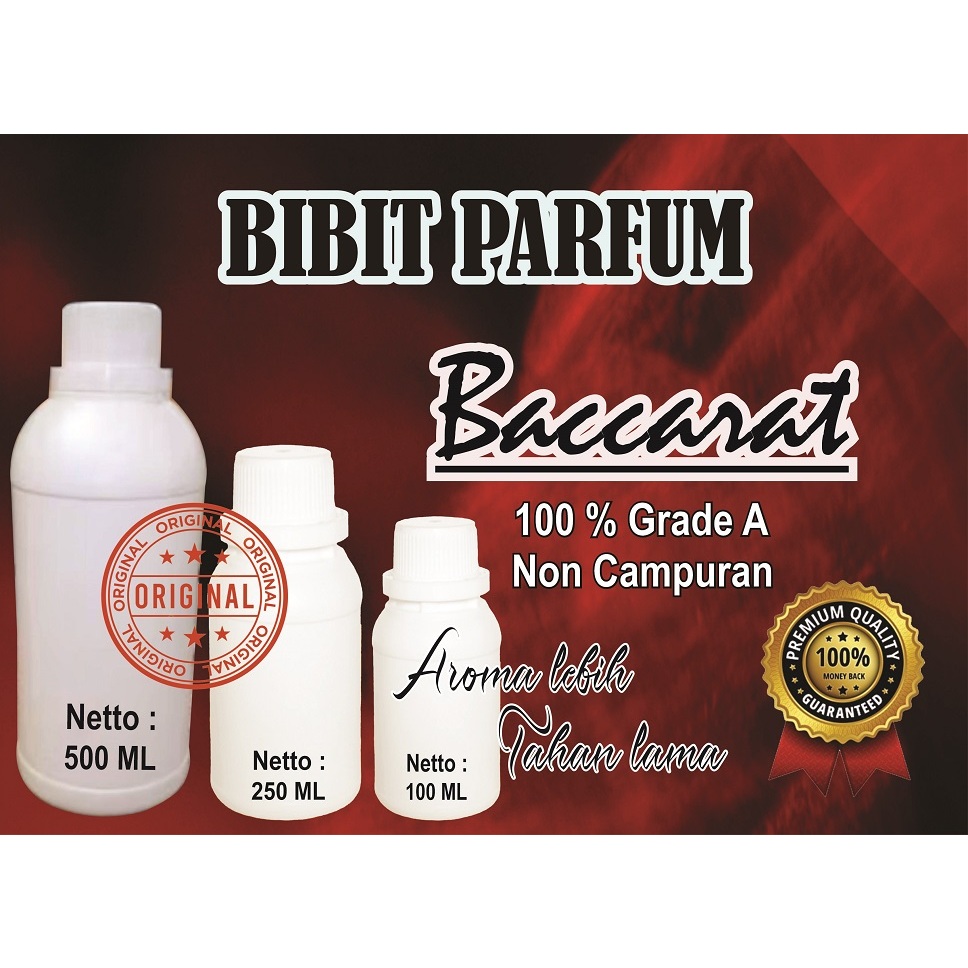 Bibit Parfum Baccarat Original / Bibit Parfum Laundry / Parfum londri Baccarat /Biang Parfum Baccara