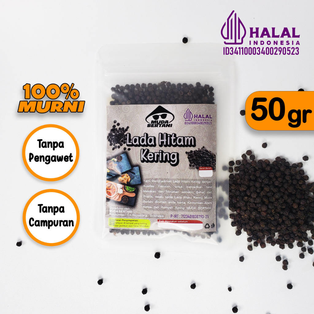 

Lada Hitam kering/Piper Nigrum/Black Paper