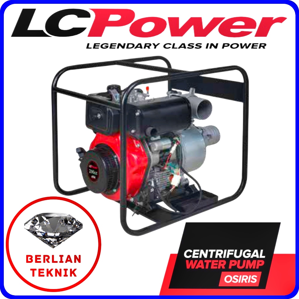 Mesin Pompa Air Solar Diesel Water Pump LC Power OSIRIS D6 / 3 Inch (Vortex D178)