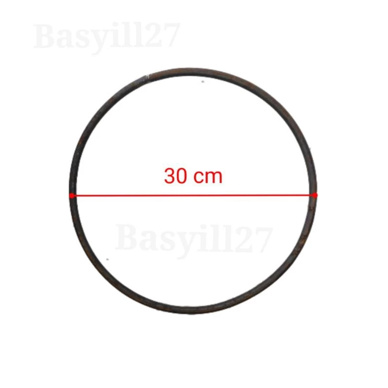 RING BESI / BESI BESAR 8mm /LINGKARAN BESI RING BULAT / DEKORASI BESI
