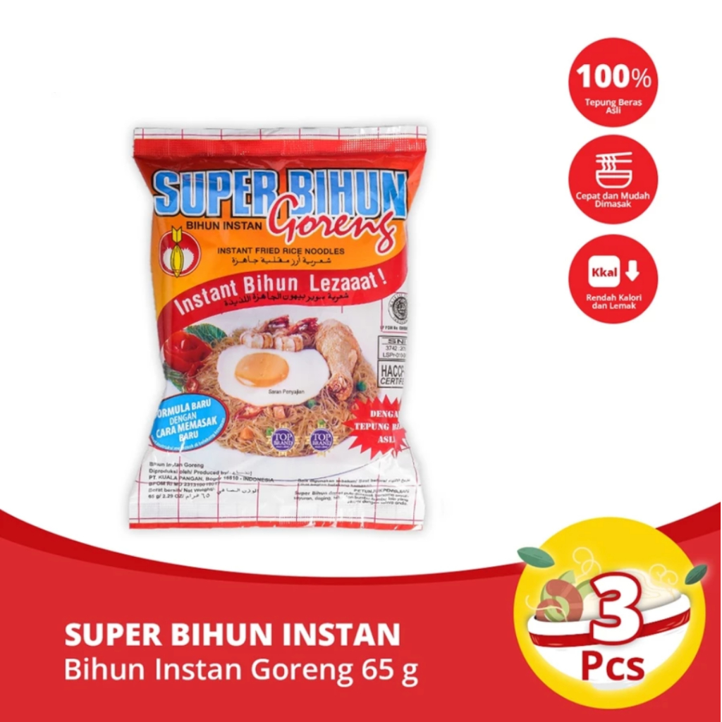 

Super Bihun Goreng Bihun Instant (3 pcs)