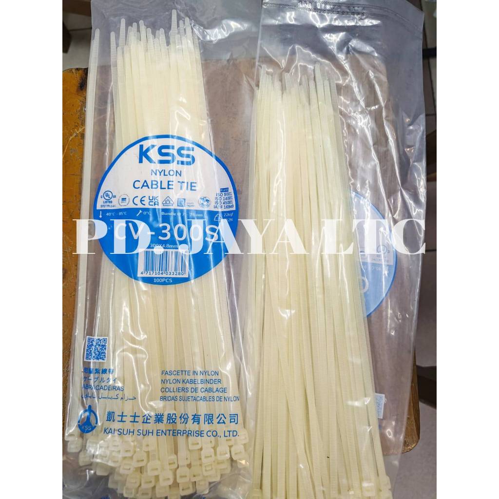 

KSS Kabel Ties 300x4,8MM - Cable Ties 300x4,8MM CV-300S