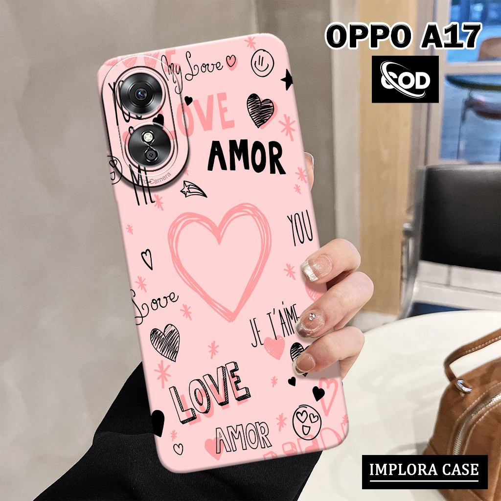 Case OPPO A17 Case AESTHETIC IMPLORA CASE Casing OPPO A17 Softcase Pro Camera OPPO A17 Casing & Skin