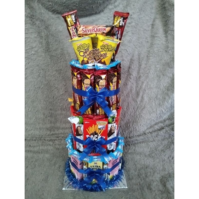 

Kue ultah snack atau kue ulang tahun snack ( ojol only )