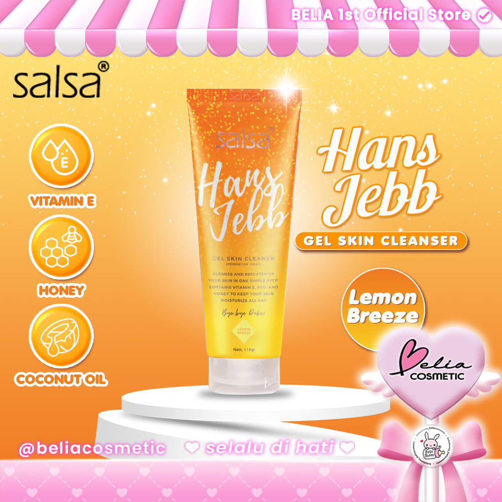 ❤ BELIA ❤ Salsa Hans Jebb Gel Skin Cleanser Perontok Daki | Lemon Breeze