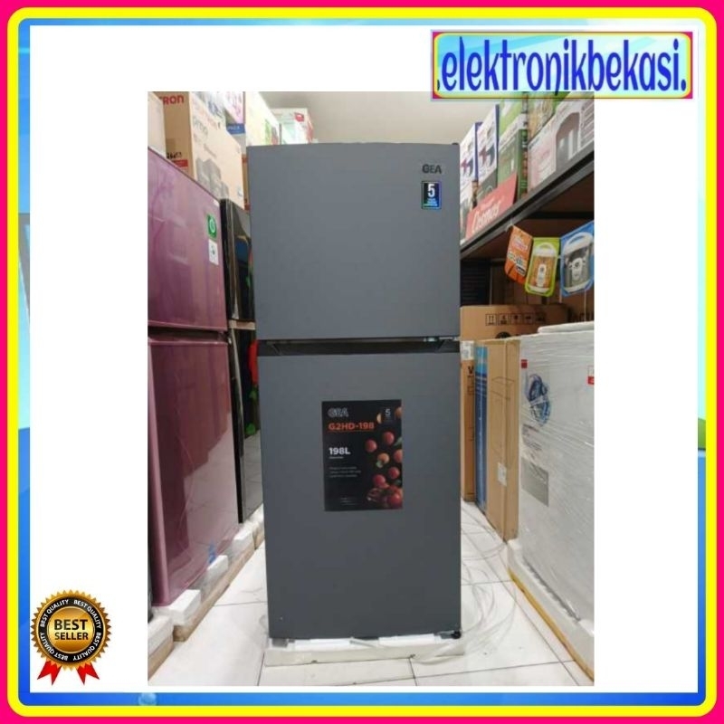 KULKAS GEA G2HD 198 / KULKAS GEA 2 PINTU / GEA KULKAS 2 PINTU 198 LITER G2HD 198