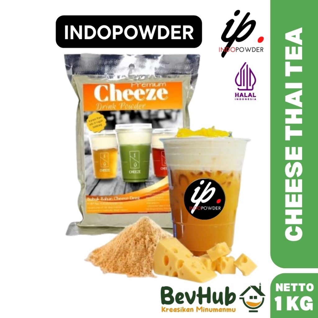 

BEVHUB | Bubuk Minuman CHEESE THAI TEA 1Kg - CHEESE THAI TEAPowder 1Kg | Indopowder Booster