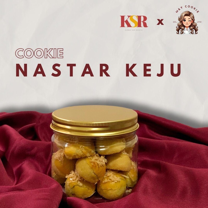 

[KSR X MNYCOOKIE] Cookie Nastar Keju Premium 240gr - pengiriman khusus Bandung