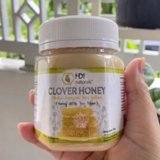 

Clover honey 250gr exp 2028 + sendok kayu