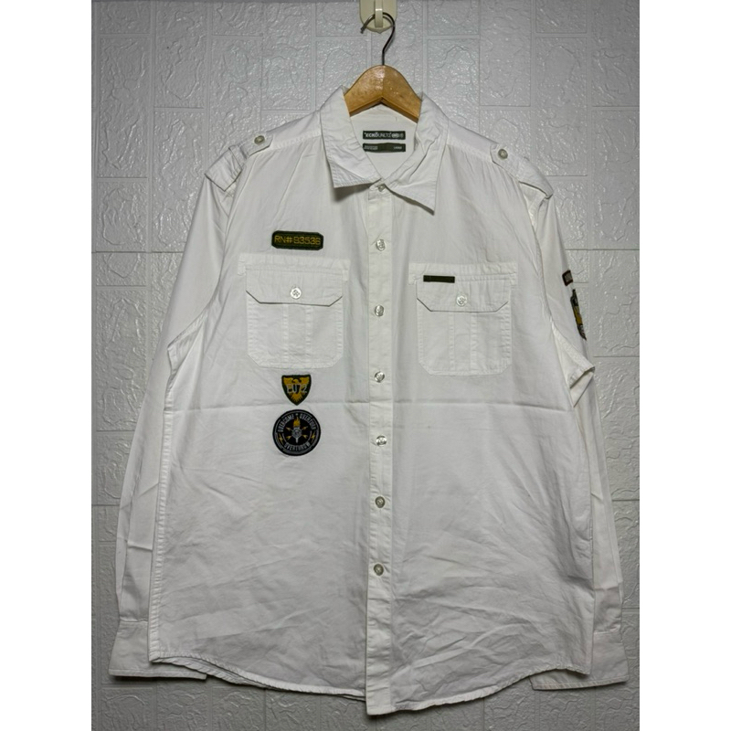 KEMEJA PUTIH ECKO UNLTD / WORKSHIRT XL SECOND ORIGINAL